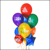  Tokat online iek gnderme sipari  21 adet renkli uan balon hediye rn